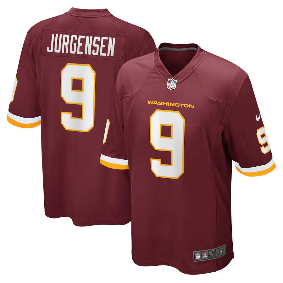 Men Washington Redskins #9 Sonny Jurgensen Nike Burgundy Retired Player NFL Jersey